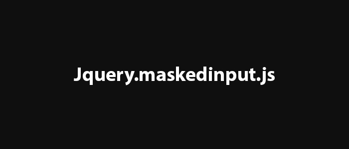 Jquery.maskedinput.js'nin Bootstrap Modal'da Çalışmama Sorunu Hatasının Çözümü