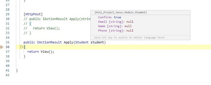 Visual Studio Code'da ASP.Net Core MVC Projesinin Debug Edilmesinin Ayarı Nasıl Yapılır?